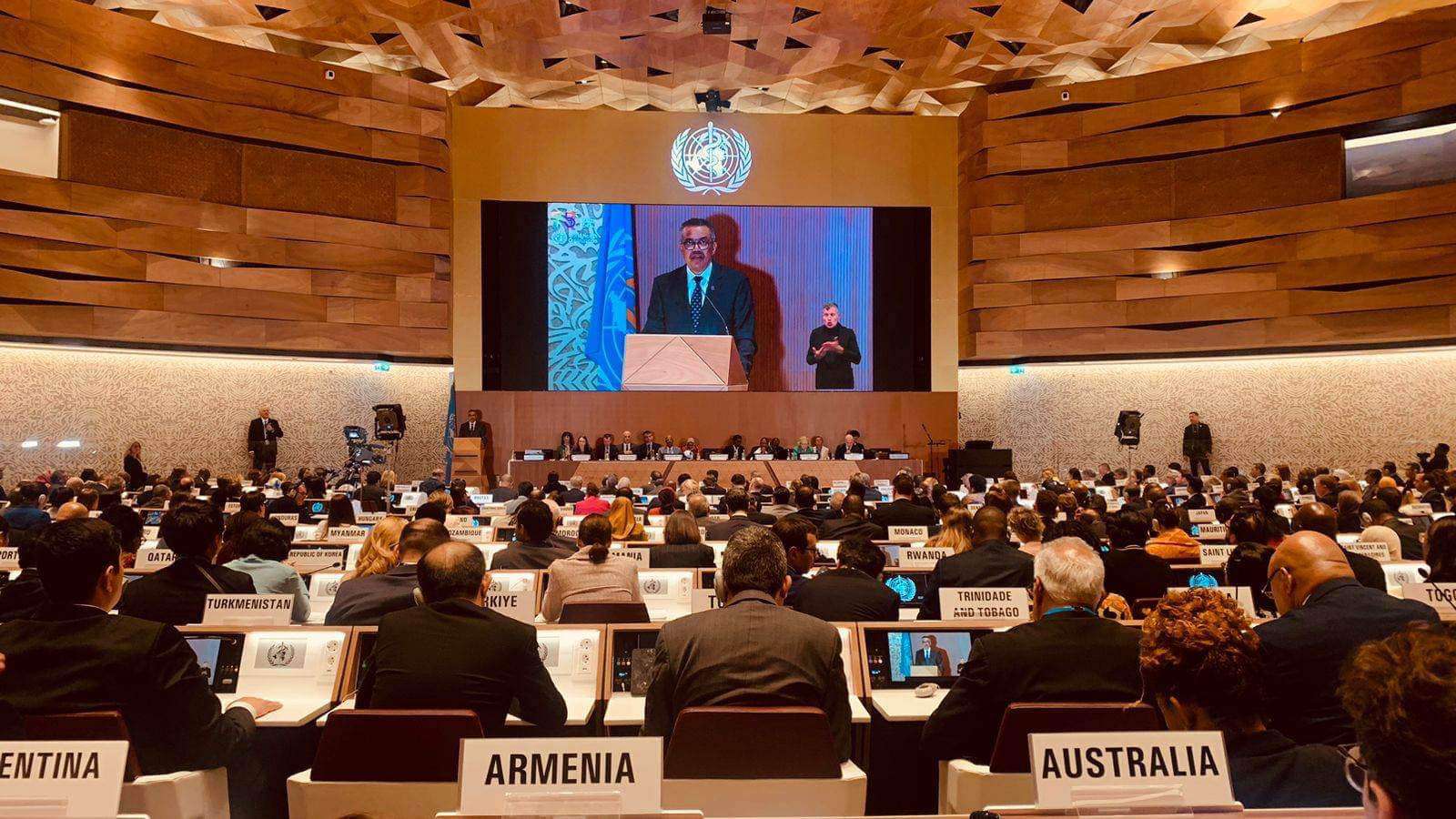 Ավանեսյանը մասնակցել է Առողջապահության համաշխարհային 76-րդ ասամբլեային