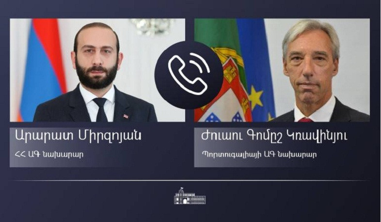 Միրզոյանը հեռախոսազրույց է ունեցել Պորտուգալիայի արտաքին գործերի նախարարի հետ