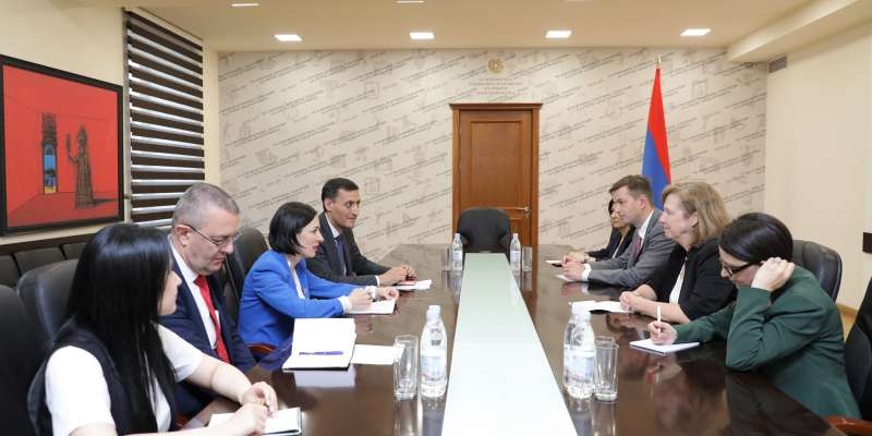 ԿԳՄՍ նախարարը հանդիպել է ԱՄՆ նորանշանակ դեսպանի հետ