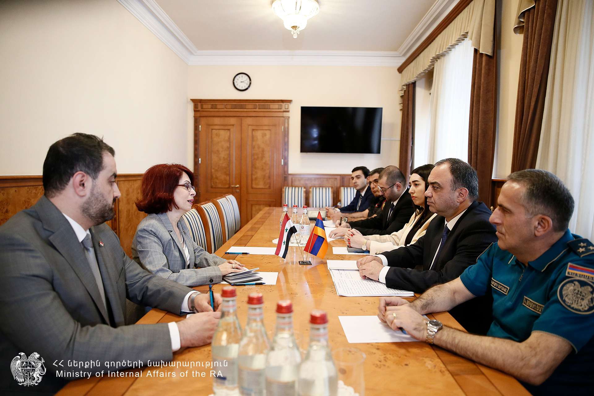 ՀՀ ՆԳՆ փորձն առաջադեմ և օրինակելի է տարածաշրջանի համար․ Սիրիայի դեսպան