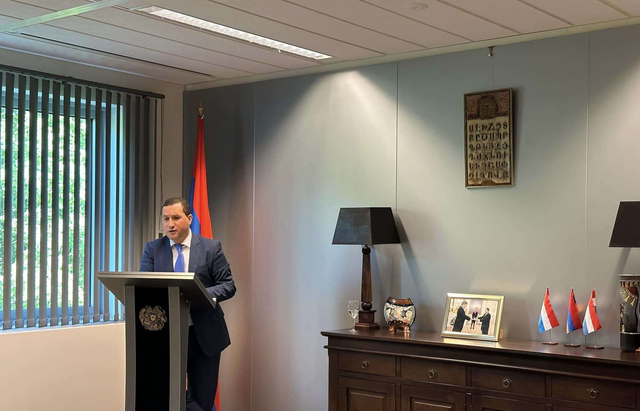 Նիդերլանդներում ՀՀ դեսպանն անդրադարձել է Ադրբեջանի ապակառուցողական մոտեցմանը