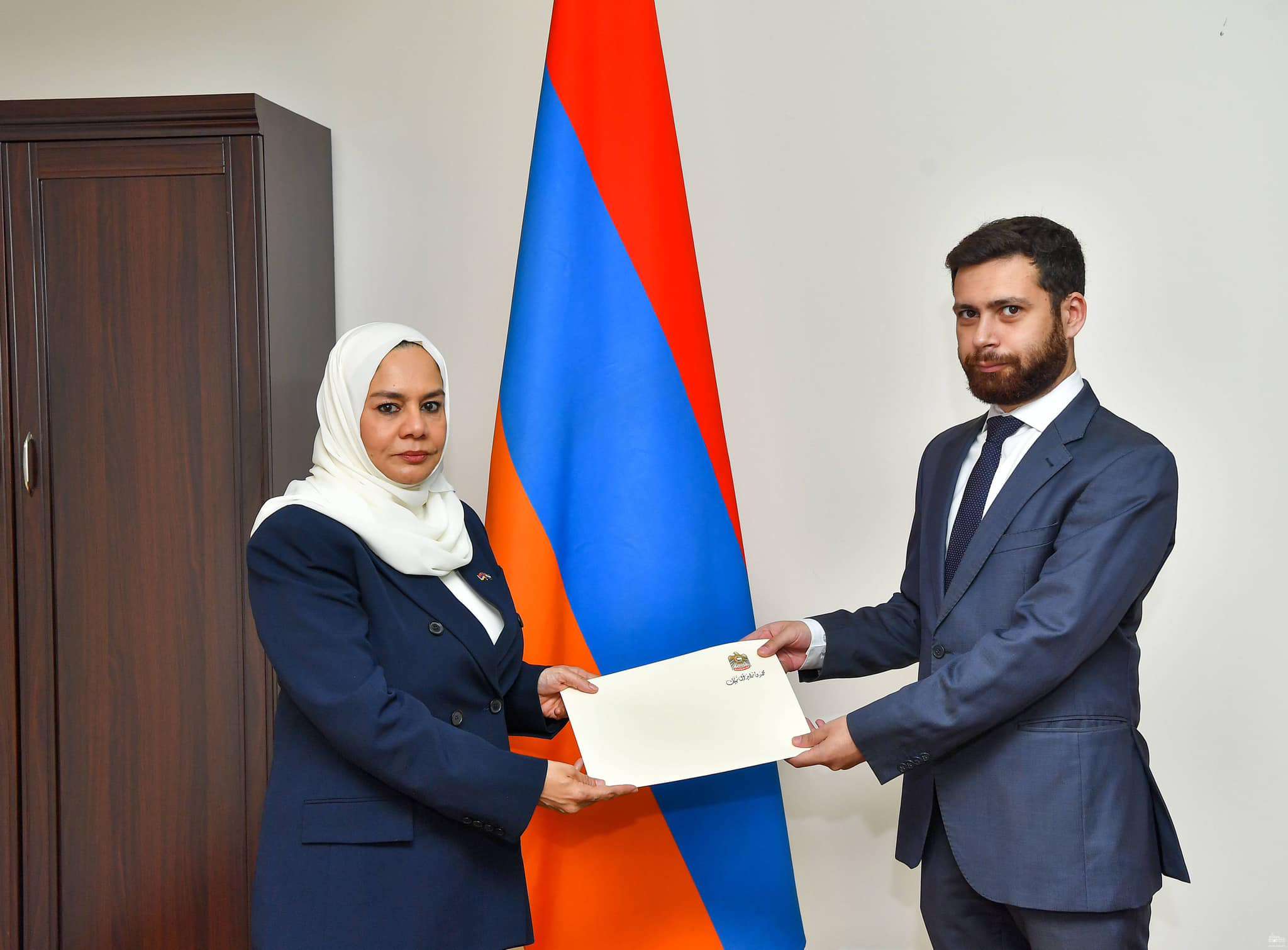 ԱՄԷ դեսպանն իր հավատարմագրերն է հանձնել ԱԳ փոխնախարարին