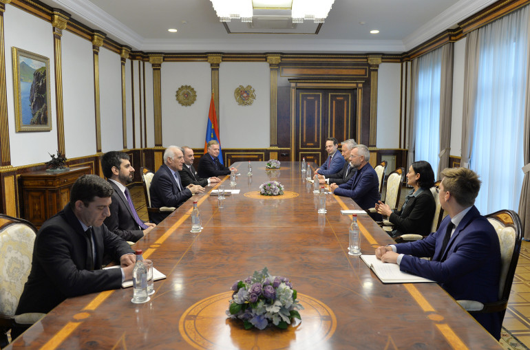 Նախագահն ընդունել է Գերմանիայի Բունդեսթագի արտաքին հարաբերությունների հանձնաժողովի նախագահին