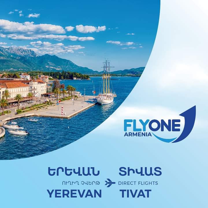 Մեկնարկել են Flyone Armenia ավիաընկերության Երևան-Տիվատ-Երևան երթուղով չվերթերը