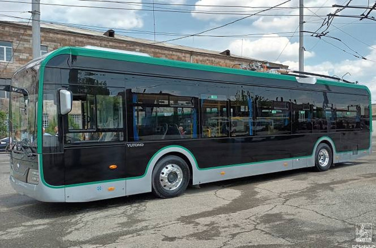 15 նոր տրոլեյբուսներն արդեն Երևանում են