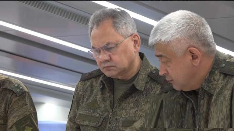 Սերգեյ Շոյգուն այցելել է զորքերի «Արևմտյան» խմբավորման առաջնային կառավարման կետ