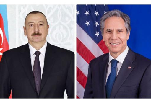 Բլինքենը բանակցություններ է վարել Ալիևի հետ