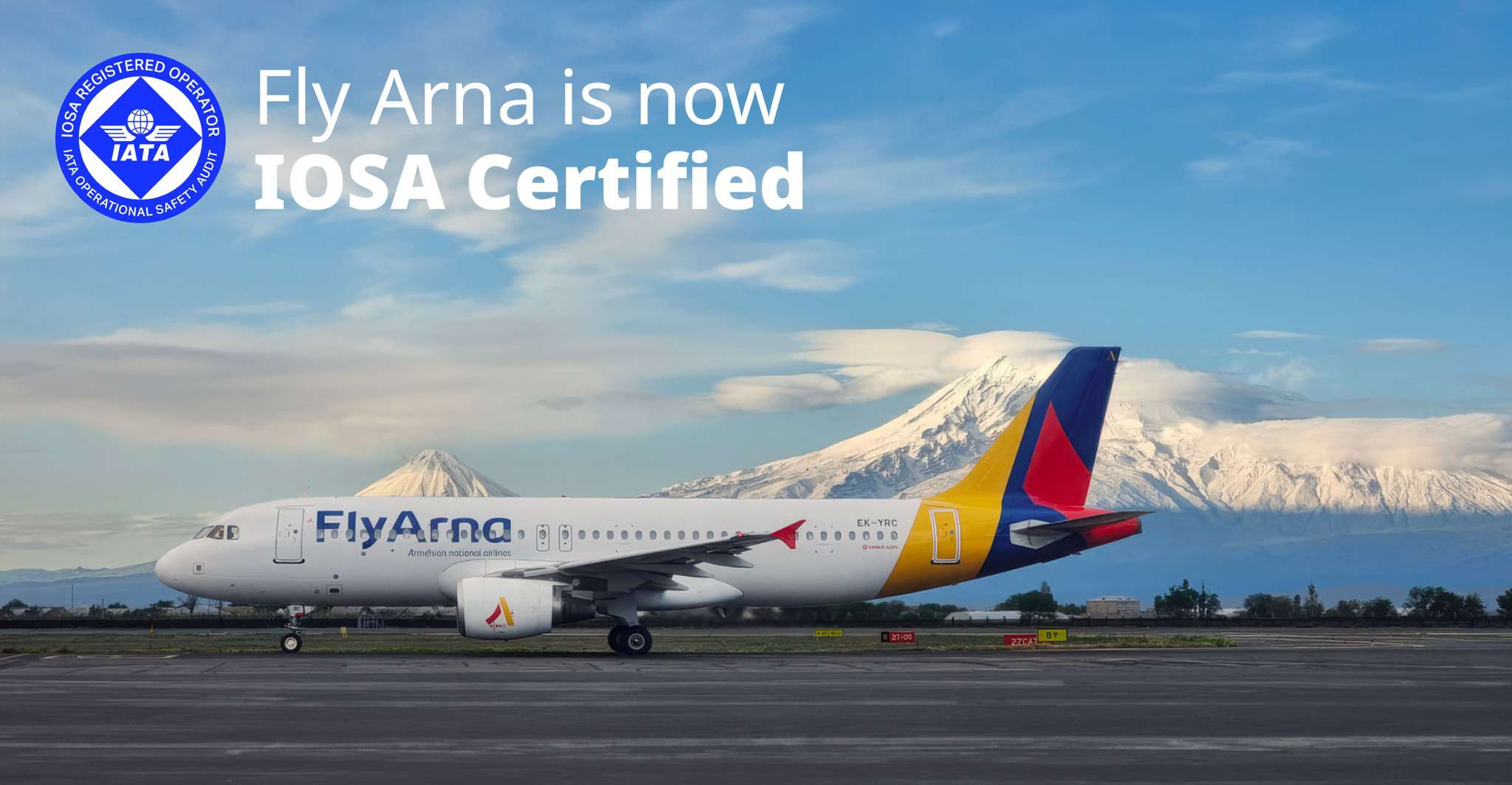 Fly Arna-ն դարձել է Հայաստանի միակ IOSA օպերատորը