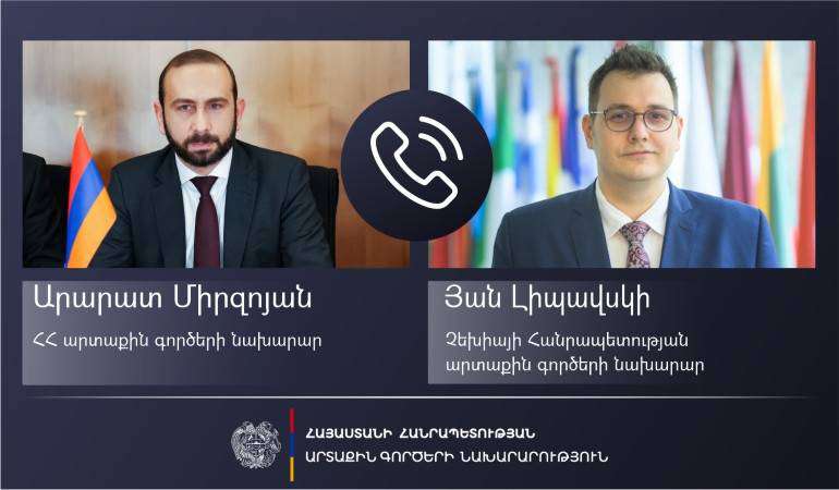 Հայաստանի և Չեխիայի ԱԳ նախարարները հեռախոսազրույց են ունեցել