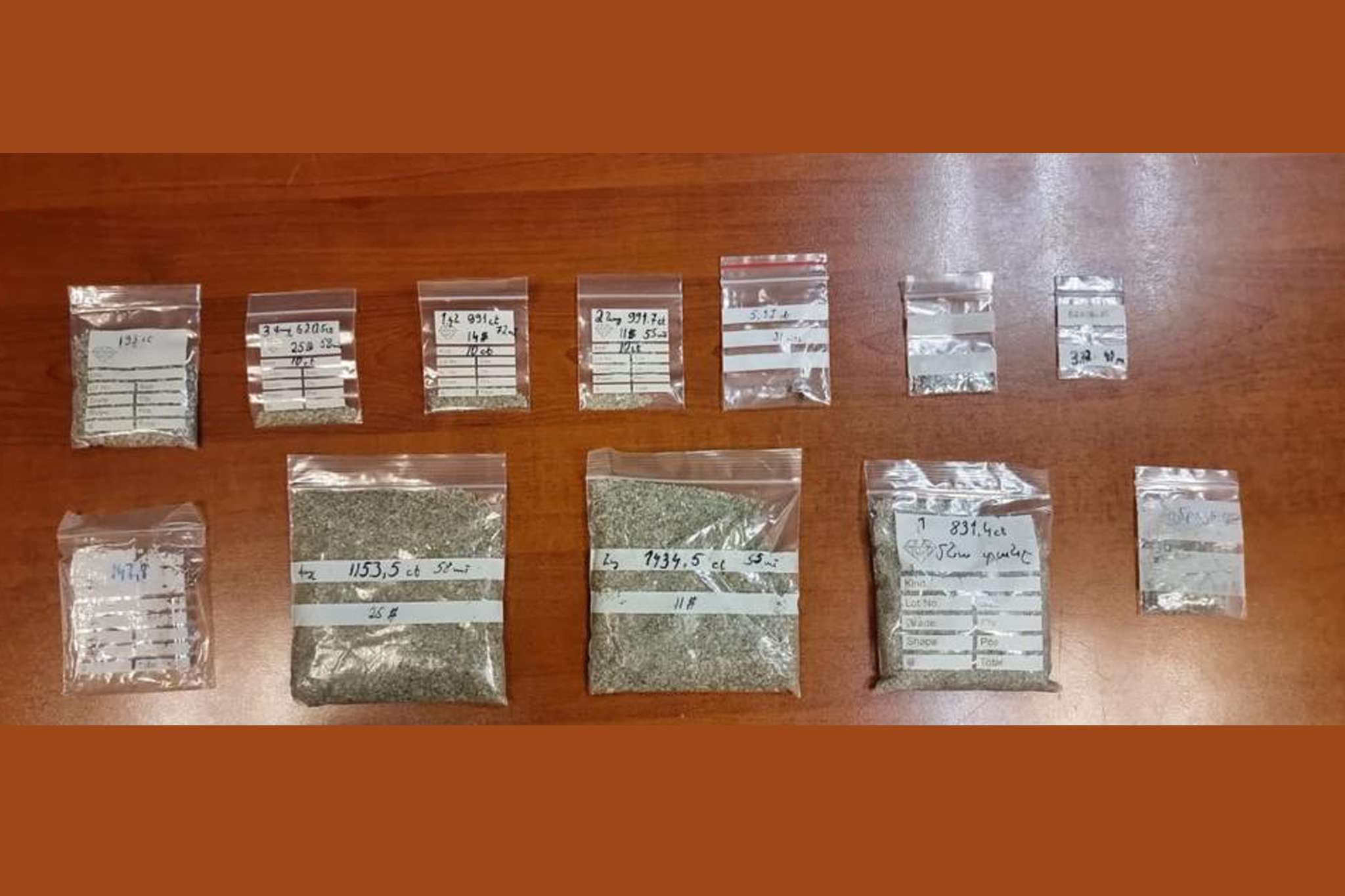 Փորձել են առանց հայտարարագրման թանկարժեք քարեր ու հագուստ ներմուծել ՀՀ
