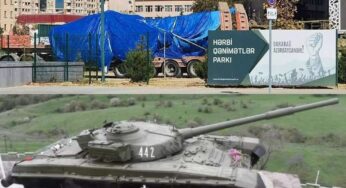 Ադրբեջանցիները Շուշիի տանկ-հուշարձանը տեղափոխել են Բաքվի ռազմավարների պուրակ