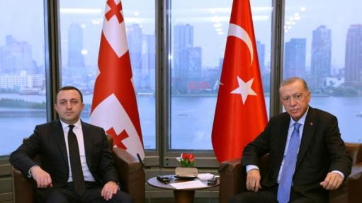 Էրդողանն ու Ղարիբաշվիլին քննարկել են Բաքու-Թբիլիսի-Կարս երկաթուղու լիարժեք շահագործումը
