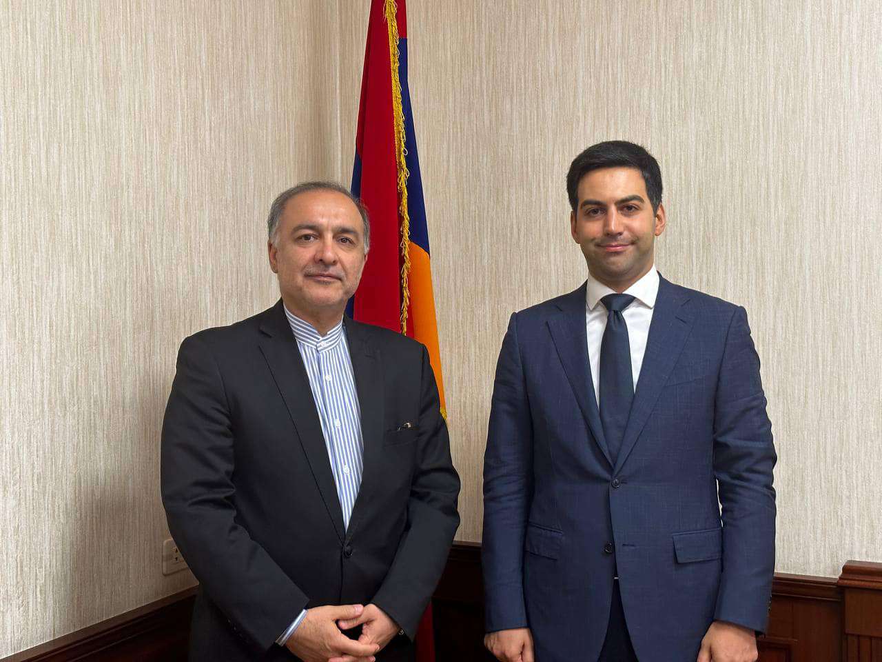 Ռուստամ Բադասյանն ընդունել է ՀՀ-ում Իրանի նորանշանակ դեսպանին
