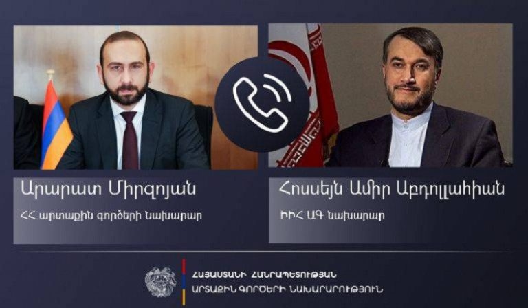 Միրզոյանը հեռախոսազրույց է ունեցել Իրանի ԱԳ նախարարի հետ