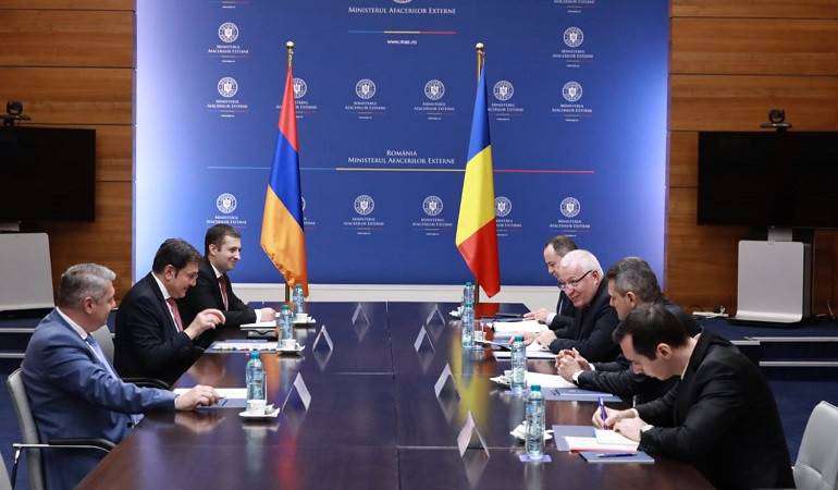 Բուխարեստում կայացել են քաղաքական խորհրդակցություններ ՀՀ-ի և Ռումինիայի ԱԳՆ-ների միջև