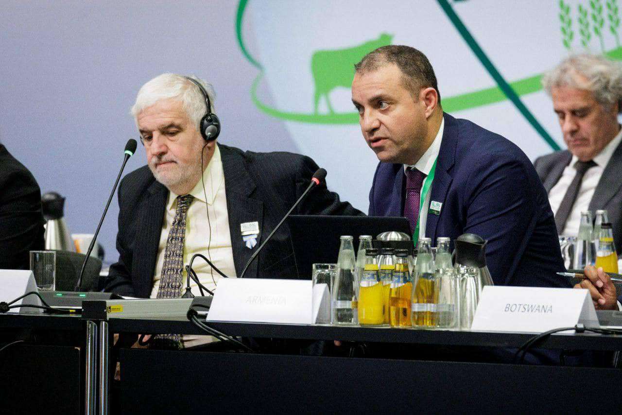 Քերոբյանը Բեռլինում մասնակցել է Պարենի և գյուղատնտեսության միջազգային համաժողովին
