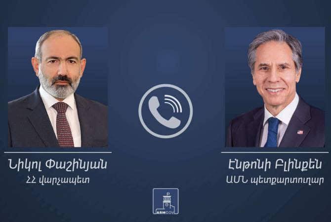 Տեղի է ունեցել Փաշինյան-Բլինքեն հեռախոսազրույց