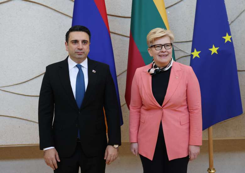 Ալեն Սիմոնյանը ընդունել է Լիտվայի վարչապետին