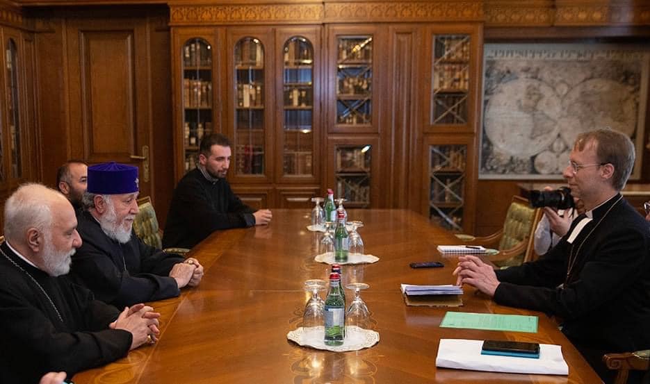 Ամենայն Հայոց Կաթողիկոսն ընդունել է Շվեդիայի Եկեղեցու Վեստերիսի եպիսկոպոսին