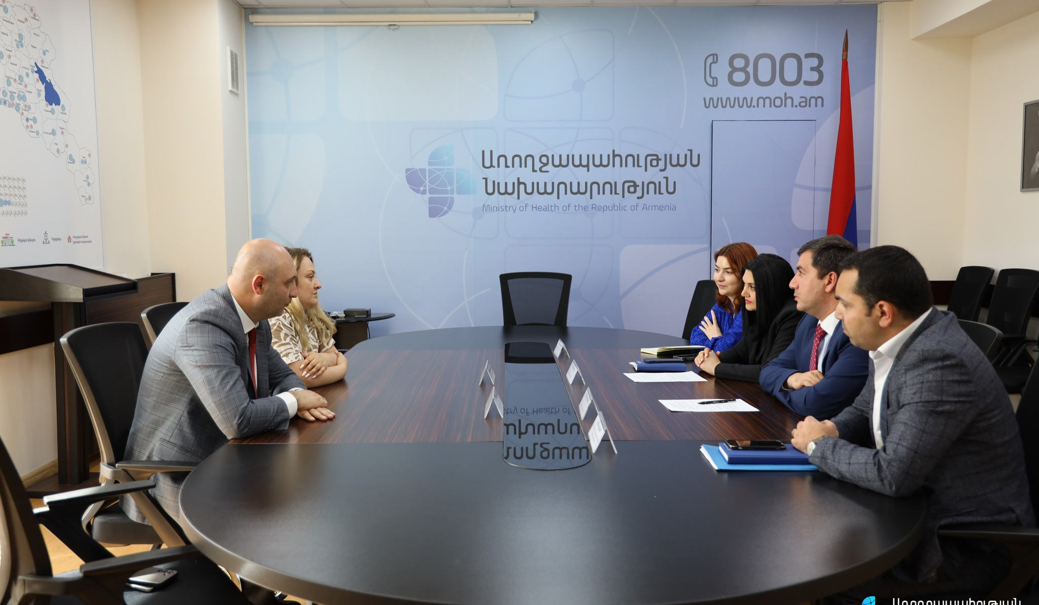 Քննարկվել է առողջապահական համակարգին ուղղված դրամաշնորհային ծրագրերի ընթացքը