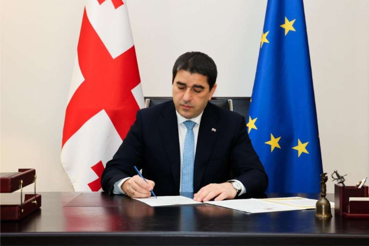 Պապուաշվիլին ստորագրել է «օտարերկրյա ազդեցության թափանցիկության մասին» օրենքը
