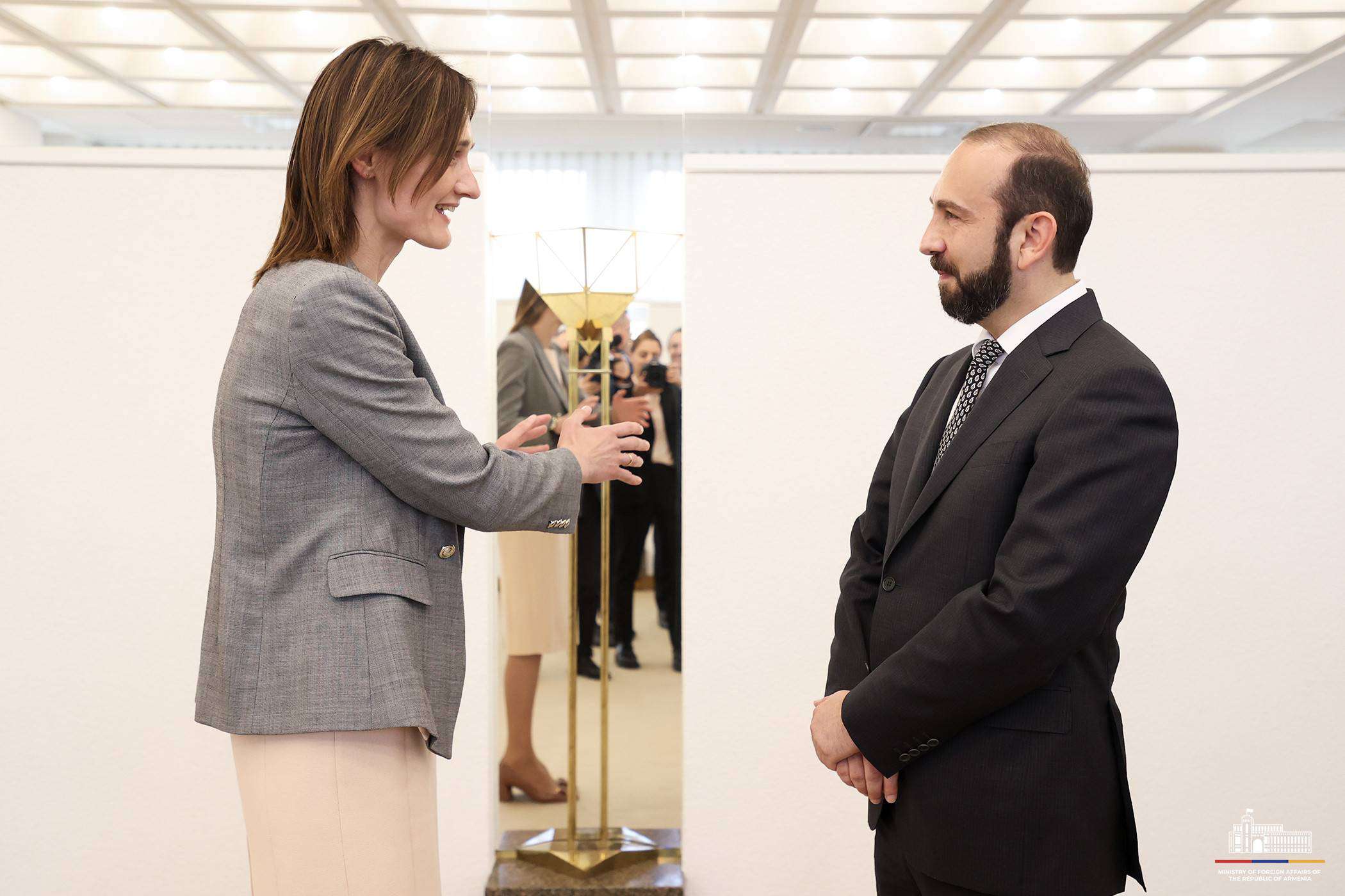 Արարատ Միրզոյանը հանդիպում է ունեցել Վիկտորիա Կմիլինտե-Նելսենի հետ