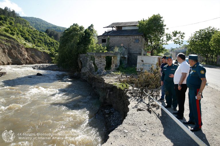 Վահե Ղազարյանն այցելել է աղետի գոտի