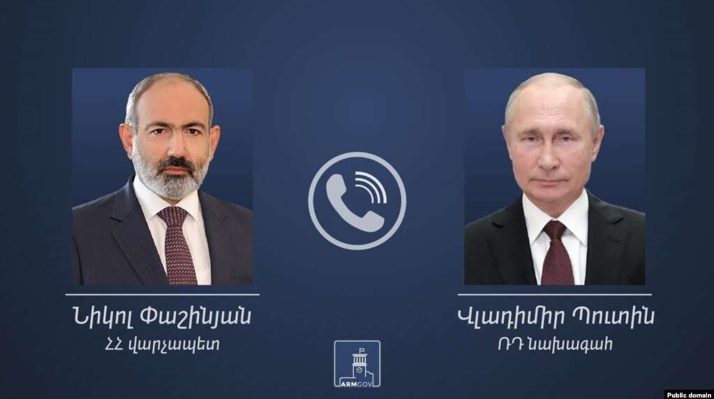 Նիկոլ Փաշինյանն ու Վլադիմիր Պուտինը հեռախոսազրույց են ունեցել