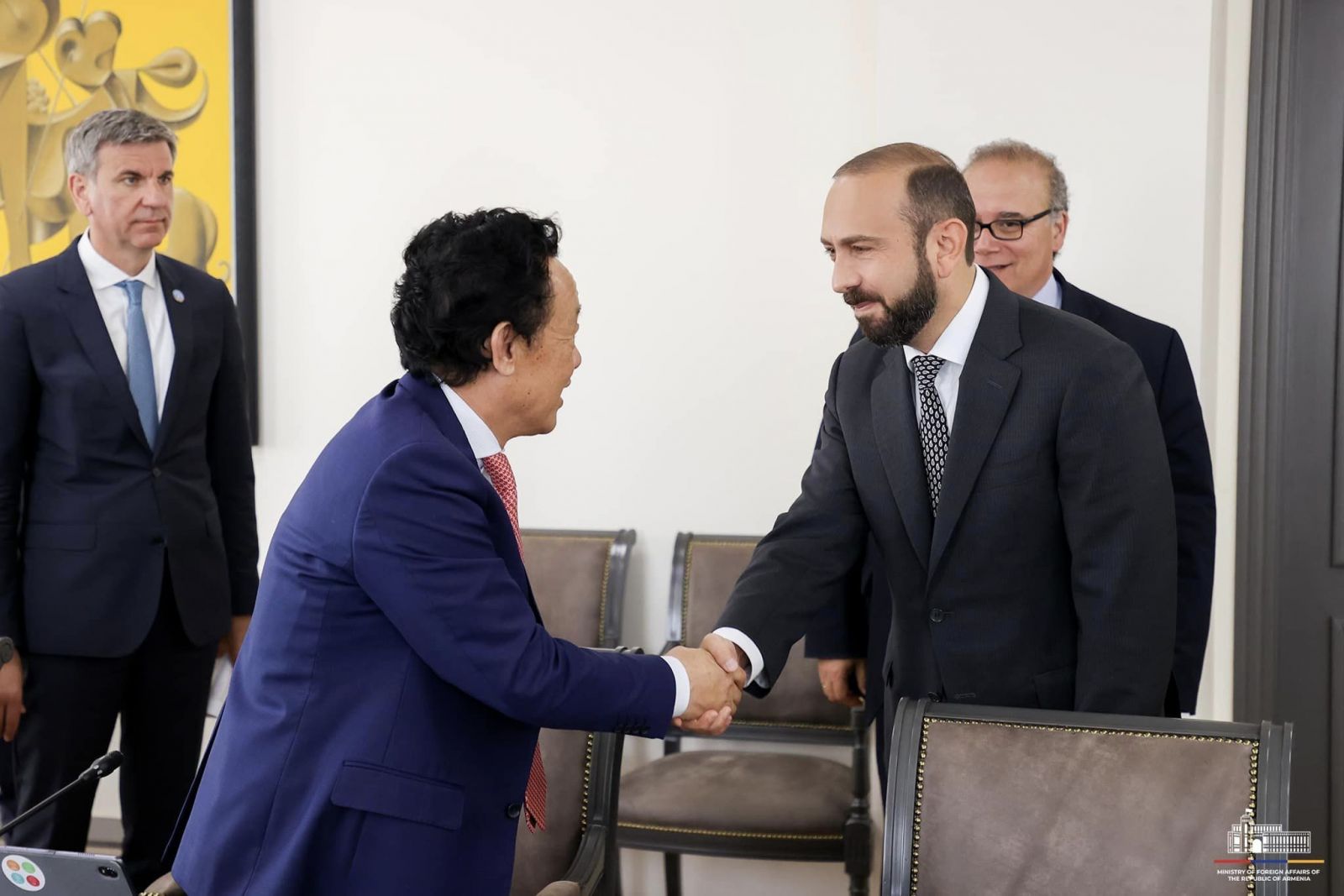 Արարատ Միրզոյանը հանդիպում է ունեցել Չու Դոնգյուի հետ