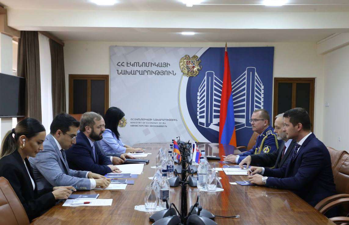 Քննարկվել են Հայաստանի և Սլովակիայի միջև առևտրատնտեսական հարաբերությունների զարգացման հարցեր