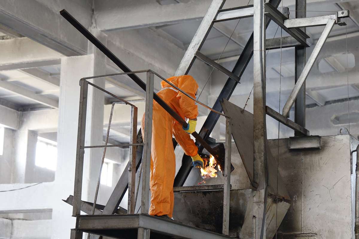 Վտանգավոր ճանաչված միսը ոչնչացվել է այրման միջոցով