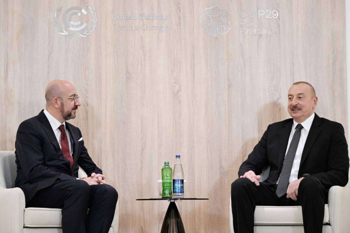 Ալիևը հանդիպել է Միշելի հետ