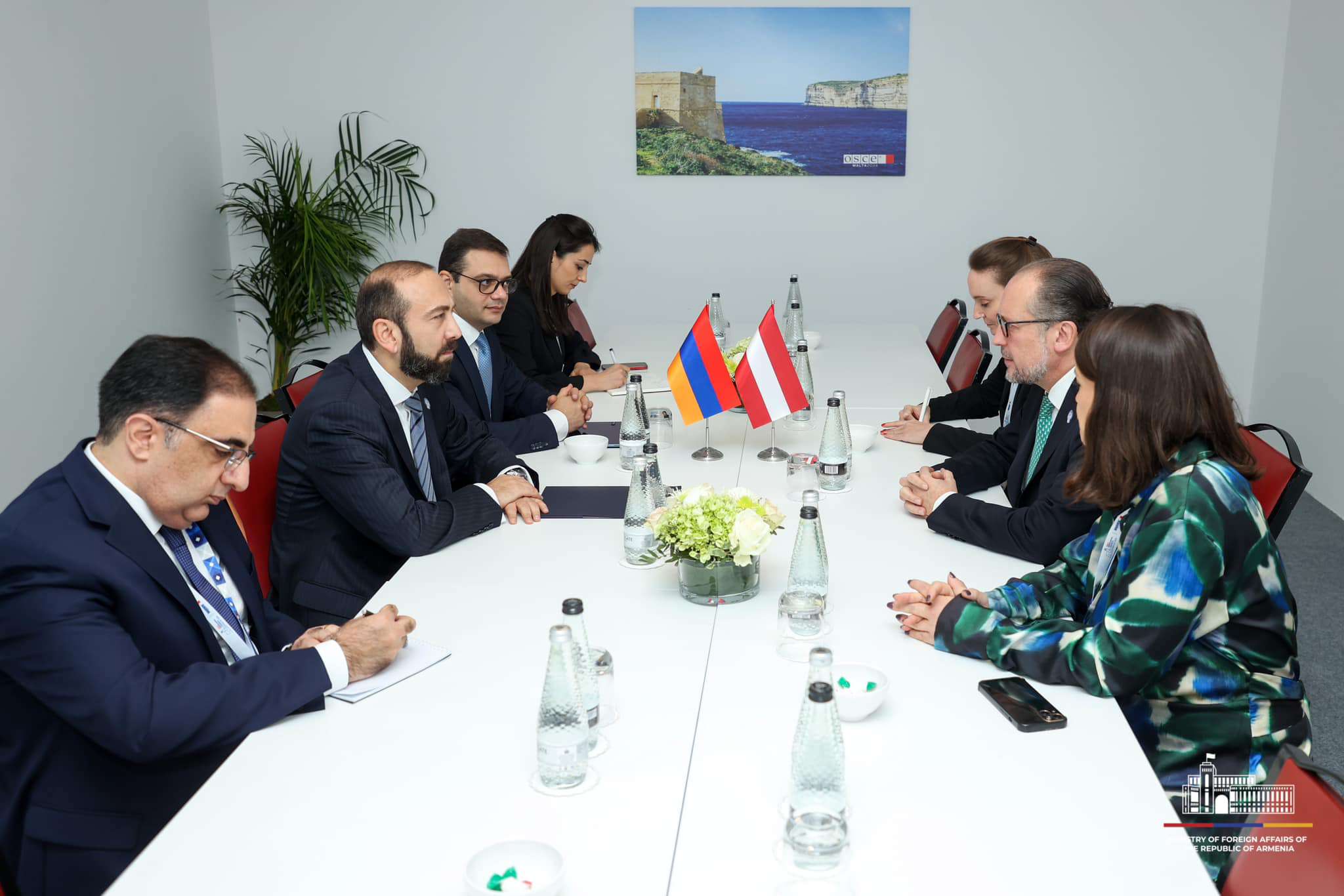 Արարատ Միրզոյանը հանդիպում է ունեցել Ավստրիայի ԱԳ նախարարի հետ