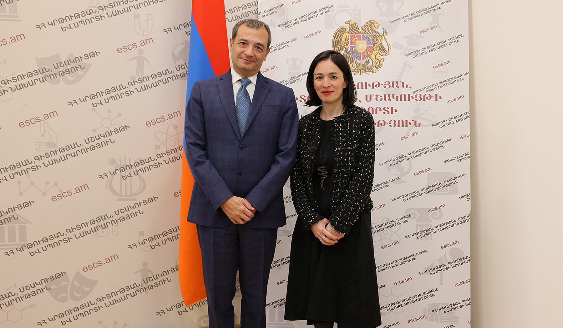 Անդրեասյանն ընդունել է ՀՀ-ում Իտալիայի դեսպանին