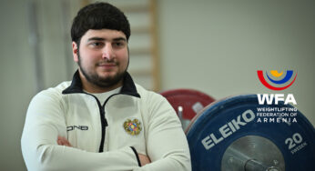 Ծանրորդ Գրիգոր Ղազարյանը՝ պատանիների աշխարհի չեմպիոն