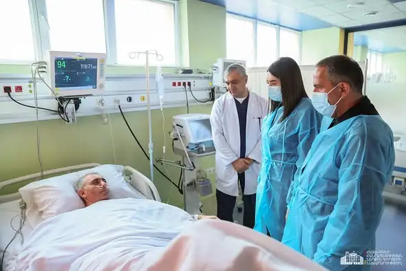 Վնասվածքներ ստացած փրկարարների կյանքին վտանգ չի սպառնում