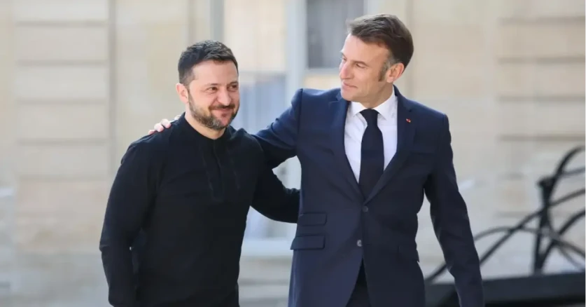 Զելենսկին ժամանել է Ֆրանսիա՝ Մակրոնի հետ բանակցությունների համար
