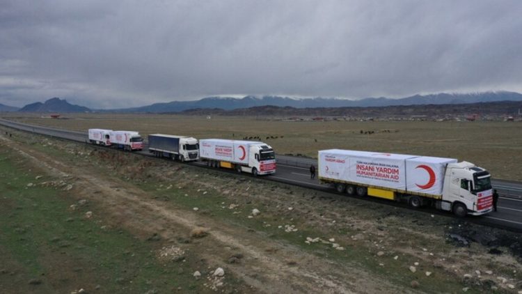 Թուրքիան հումանիտար օգնություն է ուղարկել Իրան