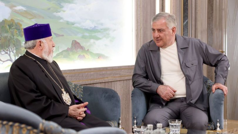 Քաղաքականության մասին մեկ բառ անգամ չենք խոսել. Սամվել Կարապետյանը՝ Վեհափառի հետ հանդիպման մասին