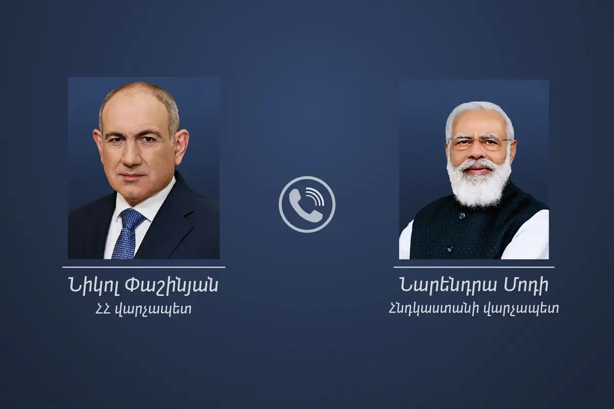 Նիկոլ Փաշինյանը և Նարենդրա Մոդին հեռախոսազրույց են ունեցել
