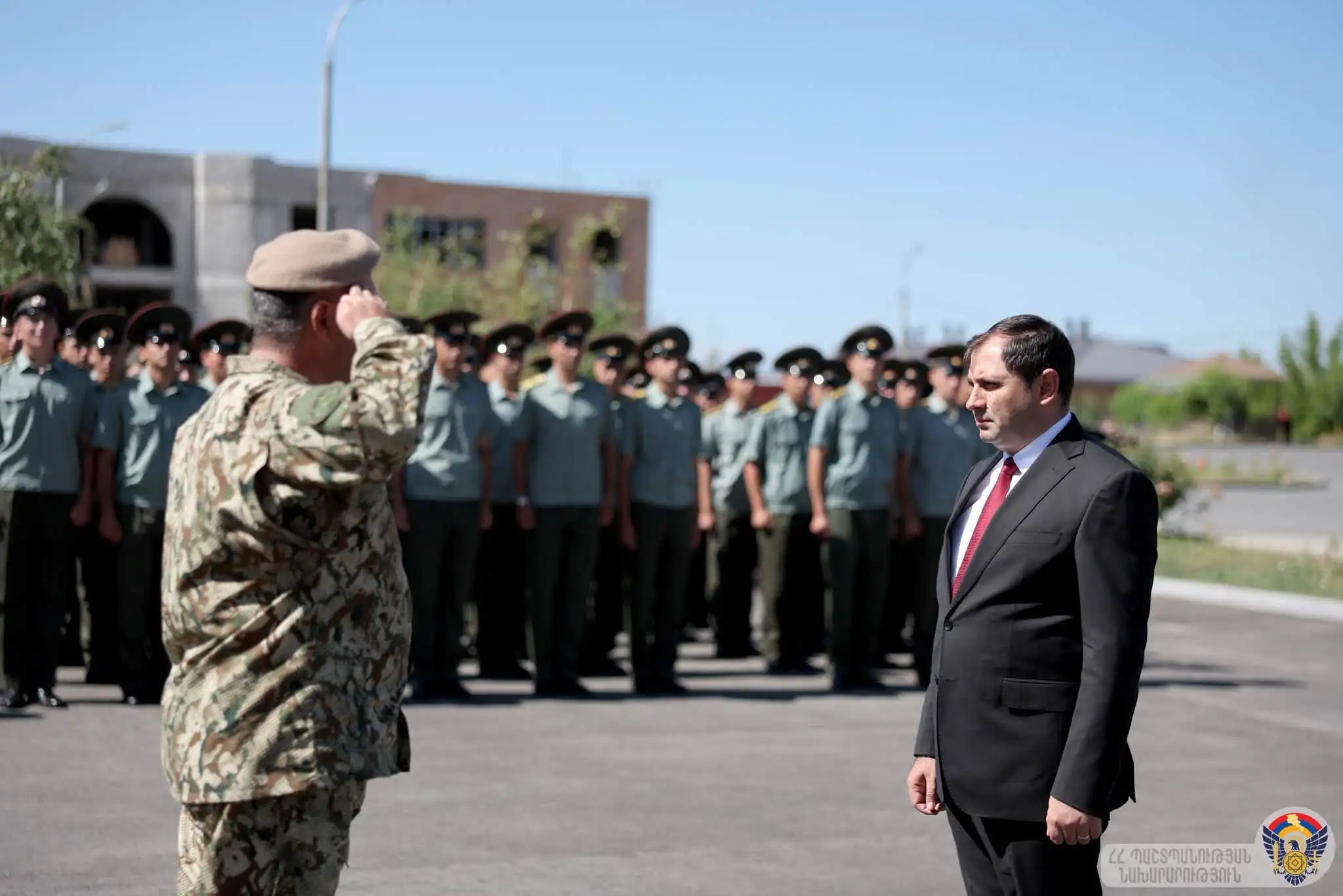 Սուրեն Պապիկյանը մասնակցել է ռազմական ակադեմիայի նոր ճաշարանի բացմանը