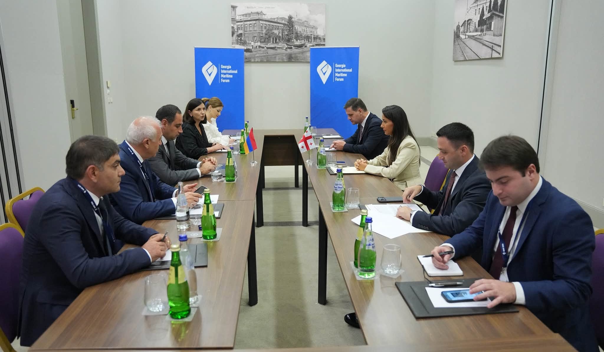 Խուդաթյանն ու Կվրիվիշվիլին քննարկել են տրանսպորտի և էներգետիկայի ոլորտներում համագործակցությունը