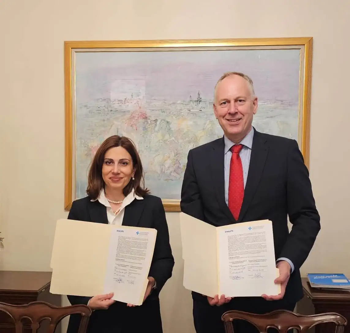 Ավանեսյանն ու Philips-ի փոխնախագահը քննարկել են բուժհաստատությունների վերազինման հարցեր